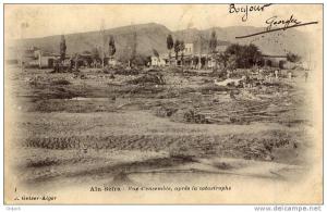 AÏN-SEFRA Vue d'ensemble après la Catastrophe