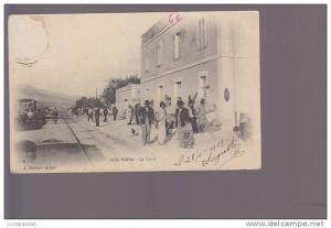 cpa , Ain Séfra , la gare   ,    voyagé