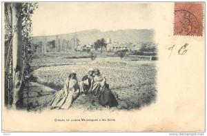 ALGERIE - AIN-SEFRA - GROUPE DE JEUNES MAURESQUES