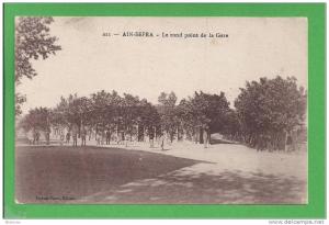 Algérie Aïn Sefra Aïn Safra le rond point de la Gare animée uniforme militaire Edit Vincent Perez