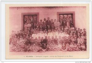 Algérie - AÏN SEFRA - Institution Lavigerie - Groupe des Professeurs et des Eleves