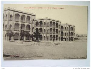 cpa, très belle vue, AIn Sefra, les casernes de la légion étrangère