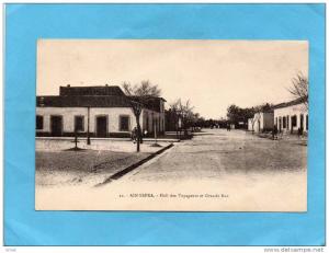 AÏN SEFRA -hall des voyageurs et grande rue--années 1910-TTB-- a voyagé