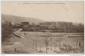 ALGERIE  AIN SEFRA  les casernes et l´hopital vus de la grand place  ....................lot BE..... 340-107