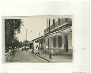 AIN SEFRA N41  PLACE G CLEMENCEAU   VOITURE  PERSONNAGES CARTE PHOTO