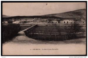 AK Algerien/Algeria/Algerie, Ain Sefra, Le Pont et vue d'ensemble