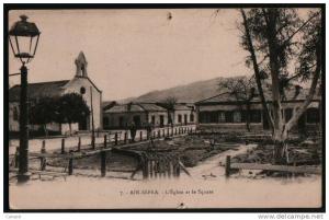 AK Algerien/Algeria/Algerie, Ain Sefra, L'Église et le Square