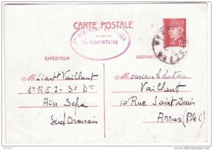 1942- C P E P 1,20 Pétain d´Ain Séfra du  1 er REGIMENT ETRANGER   ( LEGION ETRANGERE )