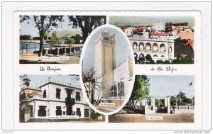 Algérie Bonjour de AIN SEFRA - Multivues 17.1 - Les Casernes Passerelle Bureau des Affaires Indigènes Boulomane Mosquée