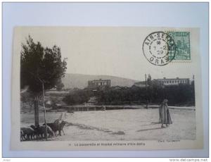 AÏN-SEFRA    La Passerelle et Hôpital militaire d'Aïn-Sefra