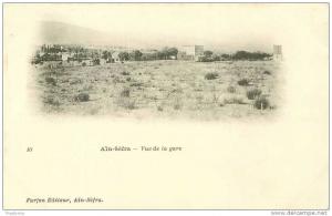 ALGERIE.AIN SEFRA.VUE DE LA GARE