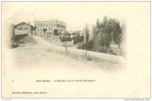 ALGERIE.AIN SEFRA.L'HOPITAL ET LE CERCLE MILITAIRE