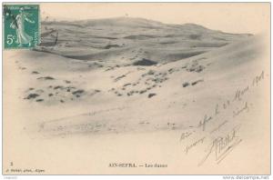 AIN SEFRA  cpa Les dunes                      2 Geiser