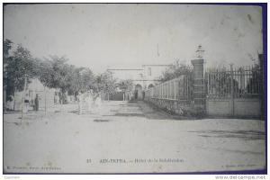 C. Postale  ALGERIE - AIN SEFRA - HOTEL DE LA SUBDIVISION (1915)