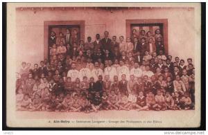 ALGERIE....AIN SEFRA....INSTITUTION LAVIGERIE....LES ELEVES ET LES PROFESSEURS......ECRITE   ..   ‹(•¿  •)›