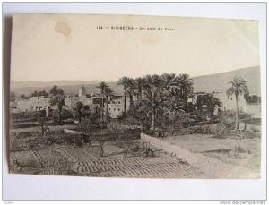 cpa, très belle vue, Ain Sefra, un coin du Ksar