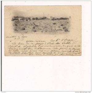 ALGERIE  Aïn-Séfra  vue de la Gare - précurseur - voyagé 1907 -