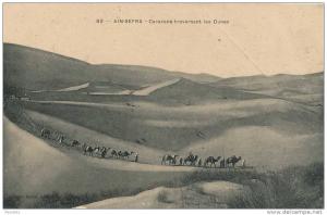 AIN-SEFRA - Caravane traversant les dunes