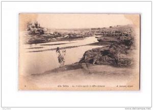 ALGERIE Ain Sefra Inondations 1904, Rivière après Débordement, Inondation, ed Geiser 5, dos 1900