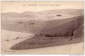 Ph-CPA Ain Sefra (Algérie) Un petit Lac dans les Dunes, petit format