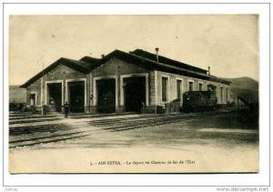 AÏN SEFRA LE DEPART DU CHEMIN DE FER DE L ETAT