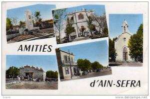 AIN SEFRA       CPSM 9X14 année  1959  . AMITIES  D' AIN SEFRA . MULTIVUES  edit  JASEBER