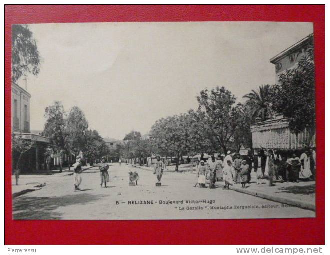 RELIZANE    ALGÉRIE    BOULEVARD VICTOR HUGO Edit MUSTAPHA ZERGUELAIN