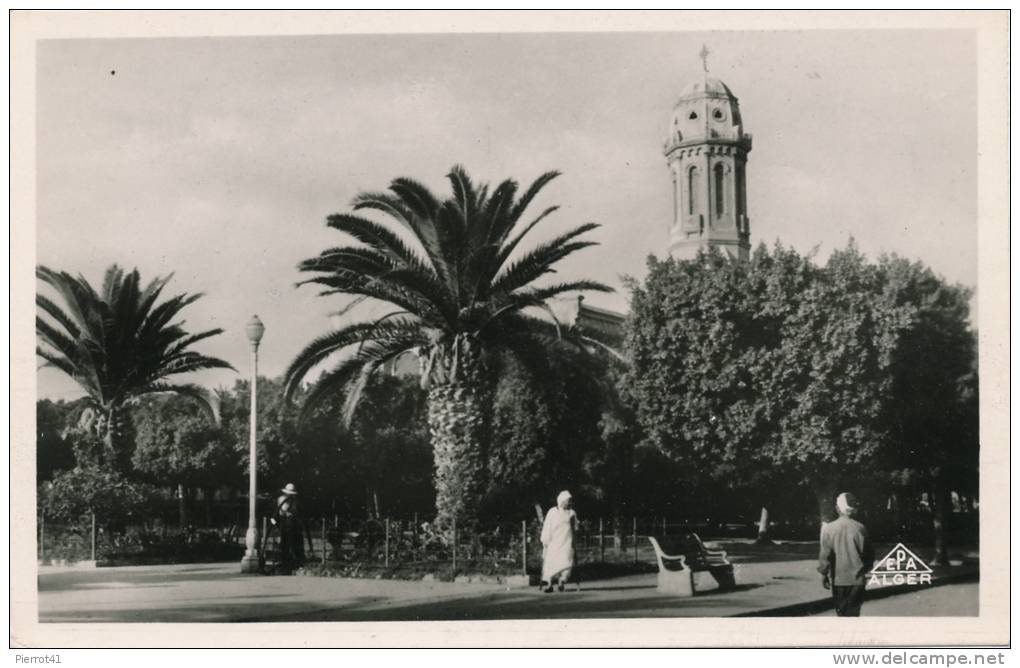 AFRIQUE - ALGERIE - RELIZANE - Jardin de l'Église