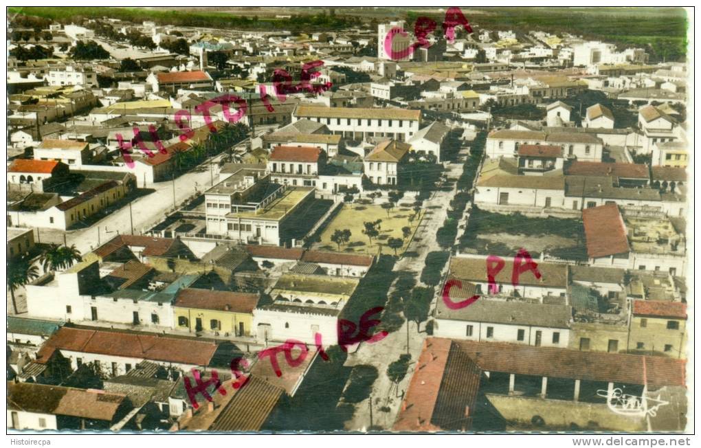 ALGERIE - RELIZANE ( ORAN ) - VUE GENERALE AERIENNE