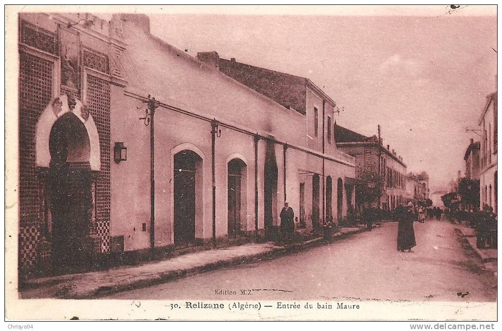 110Ch-      ALGERIE RELIZANE ENTREE DU BAIN MAURE