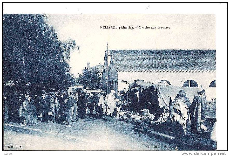RELIZANE - Marché aux légumes.