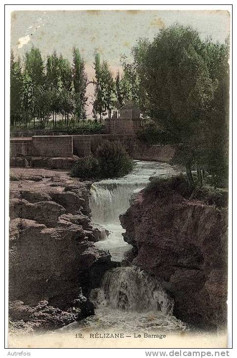 ALGERIE  -  RELIZANE  -  LE BARRAGE
