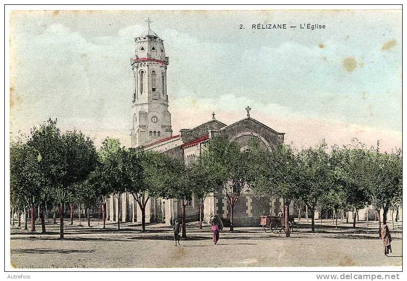 ALGERIE  -  RELIZANE  -  EGLISE
