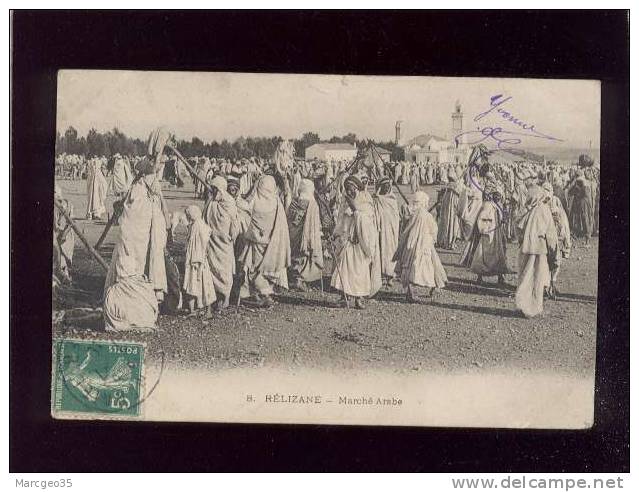 rélizane marché arabe édit.? n° 8 animée