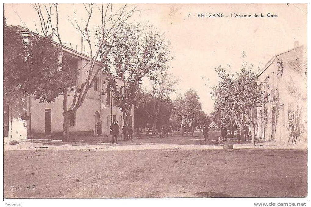 RELIZANE - L´ Avenue  de  la  Gare