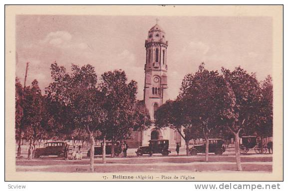Relizane (Algerie) - Place de l'Eglise, 1910s