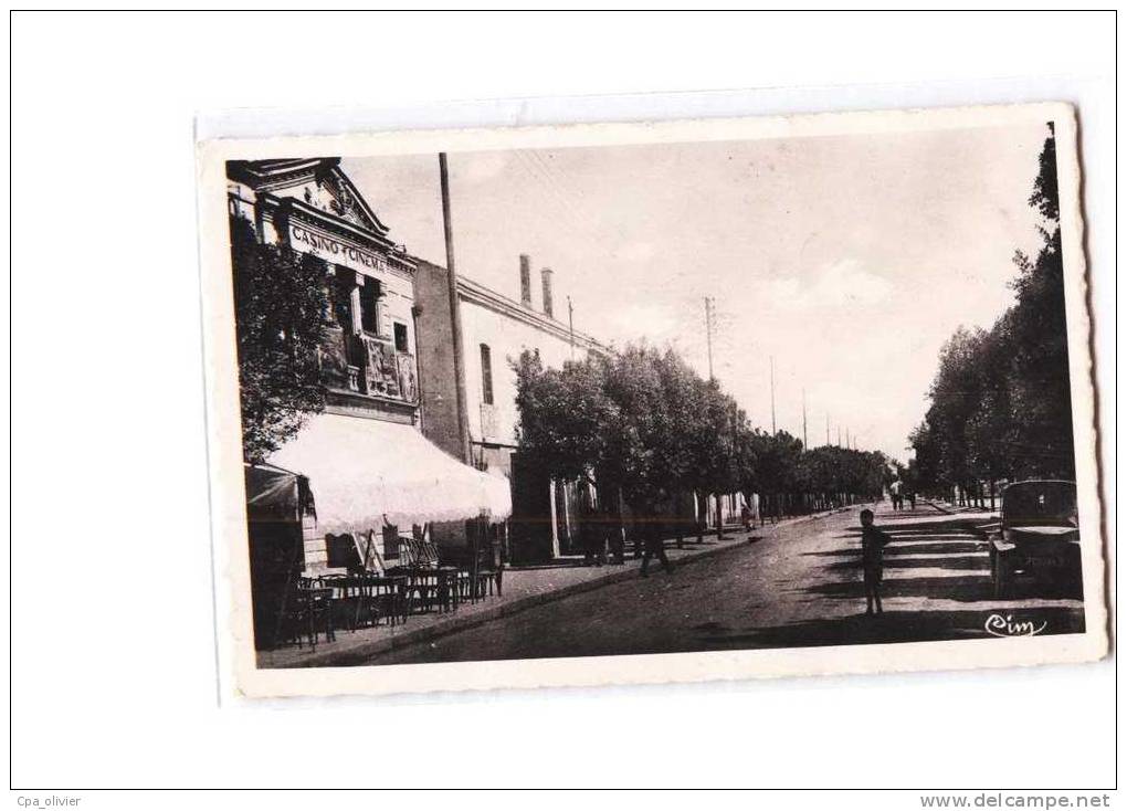 ALGERIE Relizane Boulevard Victor Hugo, Casino Cinéma, ed Cim, CPSM 9x14, 1950