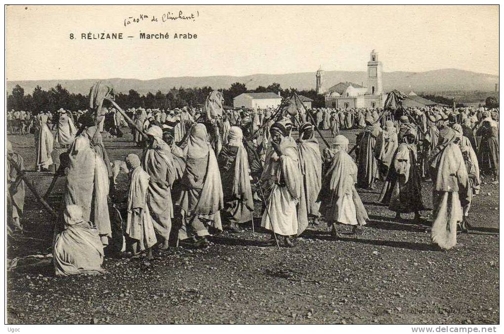 CPA - ALGERIE -  RELIZANE - Marché Arabe - 543