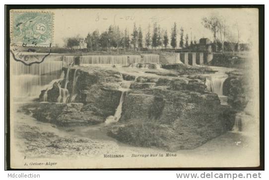 ALGERIE RELIZANE /            Barrage sur la Mina         /