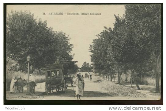 ALGERIE RELIZANE /            Entrée du village espagnol         /