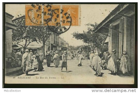 ALGERIE RELIZANE /            La rue du Fortin        /