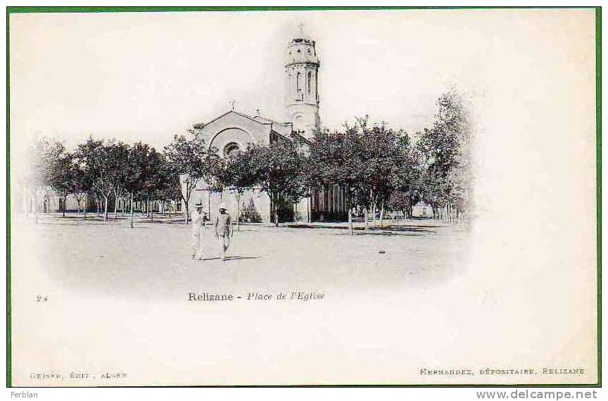 AFRIQUE. ALGERIE. RELIZANE. Vue sur L'Eglise.