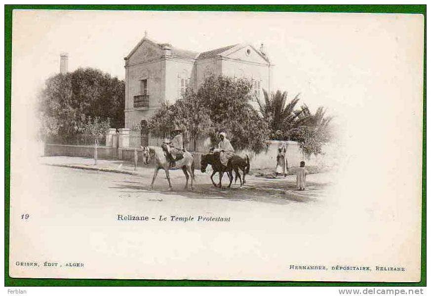 AFRIQUE. ALGERIE. RELIZANE. Vue sur Le Temple Protestant.