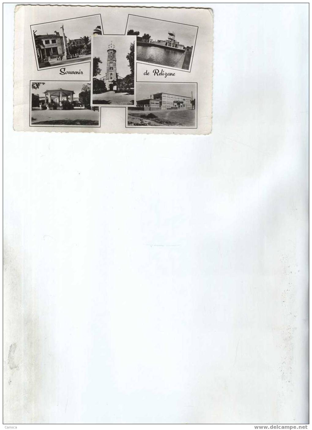 CP ALGERIE SOUVENIR DE RELIZANE