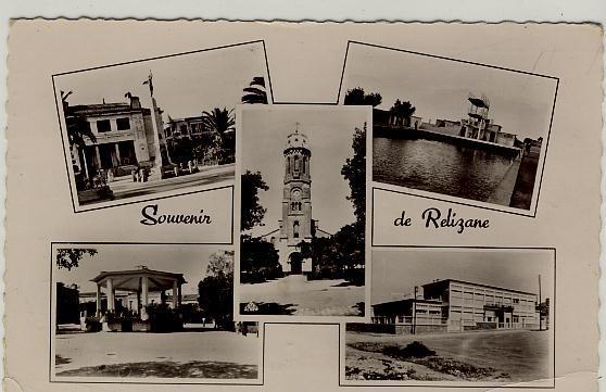Relizane Souvenir Multi vues voyagé Relizane 1955