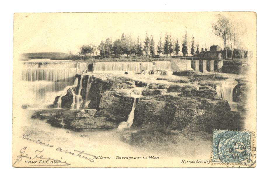 ALGERIE  RELIZANE  barrage sur la MINA