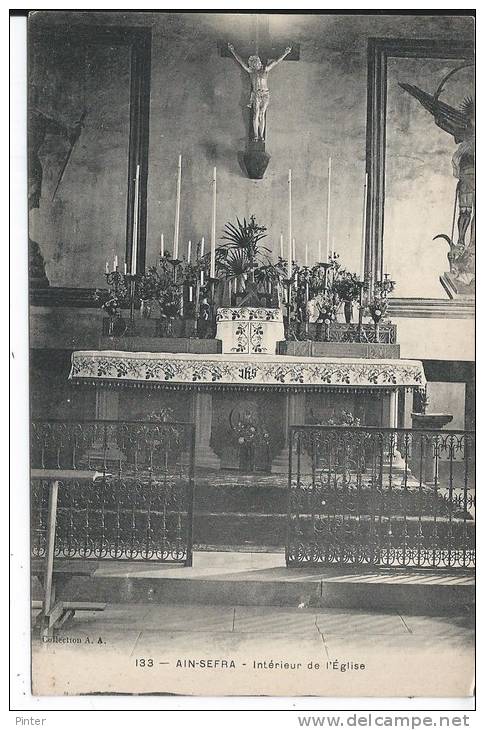 ALGERIE - AIN SEFRA - Intérieur de l'Eglise