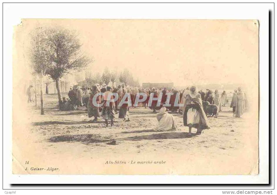 Algerie Ain Sefra CPA Le marche arabe