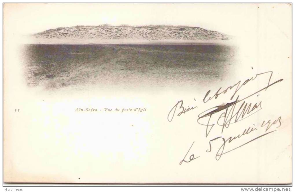 Algérie - AÏN-SEFRA - Vue du Poste d'Igli
