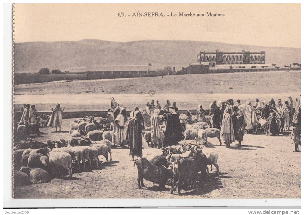 BR46132 ain sefra le marche aux moutons  ship    2  scans